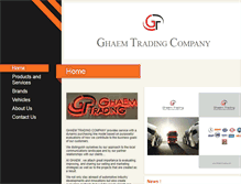 Tablet Screenshot of ghaemtrading.com